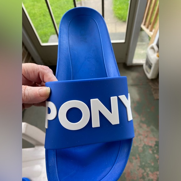 MENS PONY SLIDERS - Picture 4 of 5